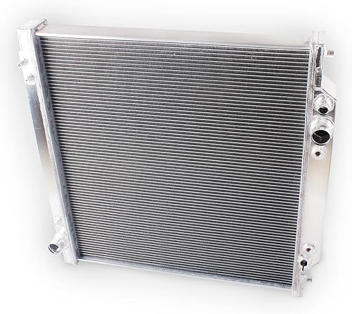 Miniatura 8 de LUXERAD Radiador de aluminio completo para Ford Excursion 2000-2005 6.8L 7.3L,1999-2004 Ford F-250 F-350 F-450 F-550 Super Duty 6.8L 7.3L,1999-2004