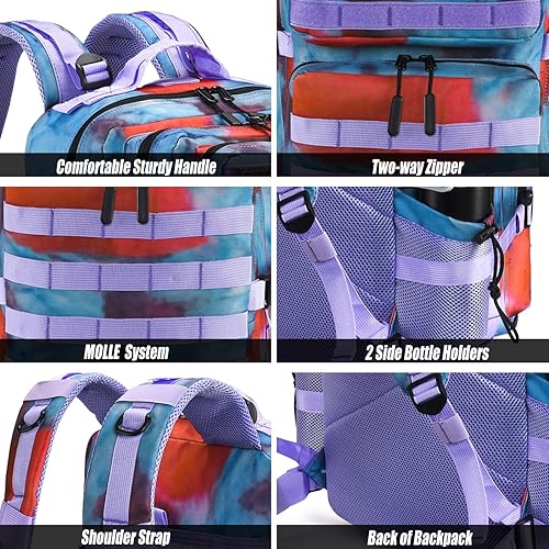 Miniatura 21 de Mochila táctica militar Molle mejorada mochila impermeable militar. Negro