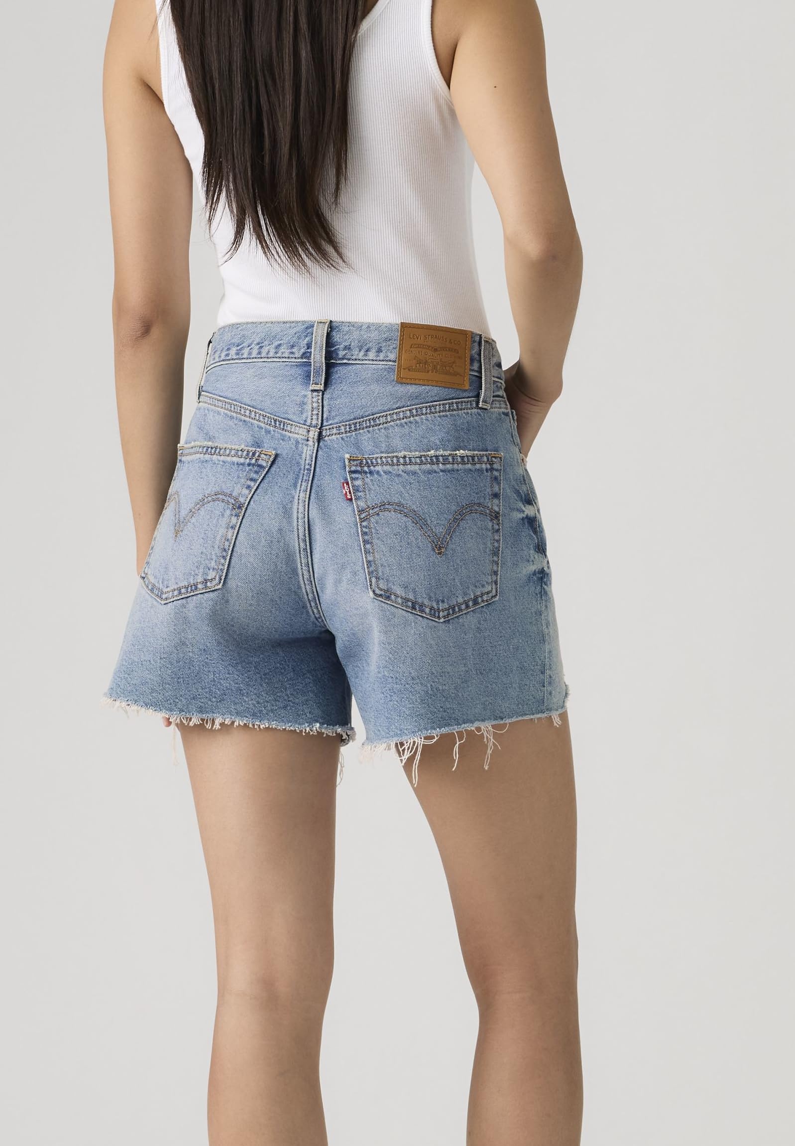 Levi's Damen Shorts Ribcage Short Zip
