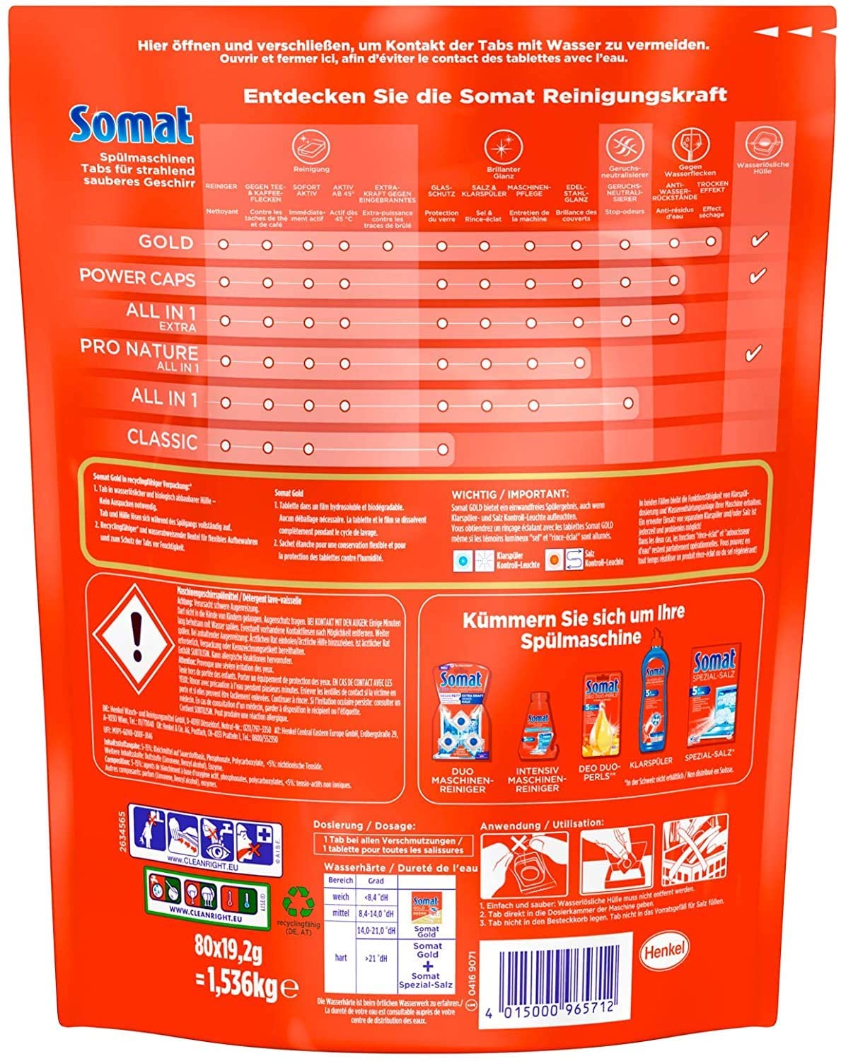 Somat Tabs 12 Gold, 2 unidades (2 x 1,616 kg)