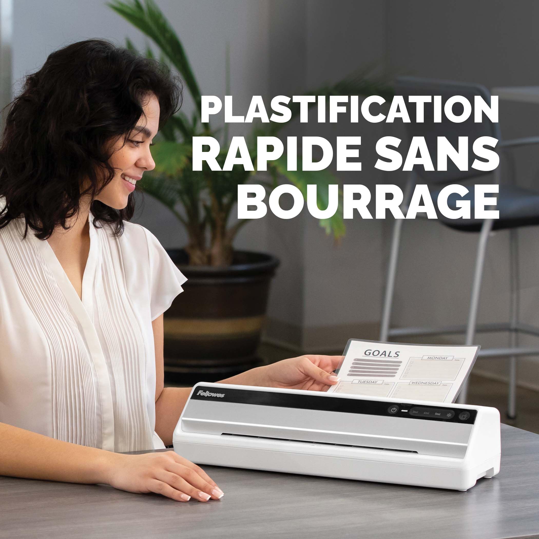 Fellowes Plastifieuse Saturn 3I A3 Avec 10 Pochettes Plastifieuses A3 80 à 125 microns, Sans Bourrages, Plastifieuse A3, 3 Réglages De Température, Arrêt Automatique, Professionnel, 30 cm/min, 5736001 | Sans Bourrages, 3 Réglages de Température, Arrêt Aut