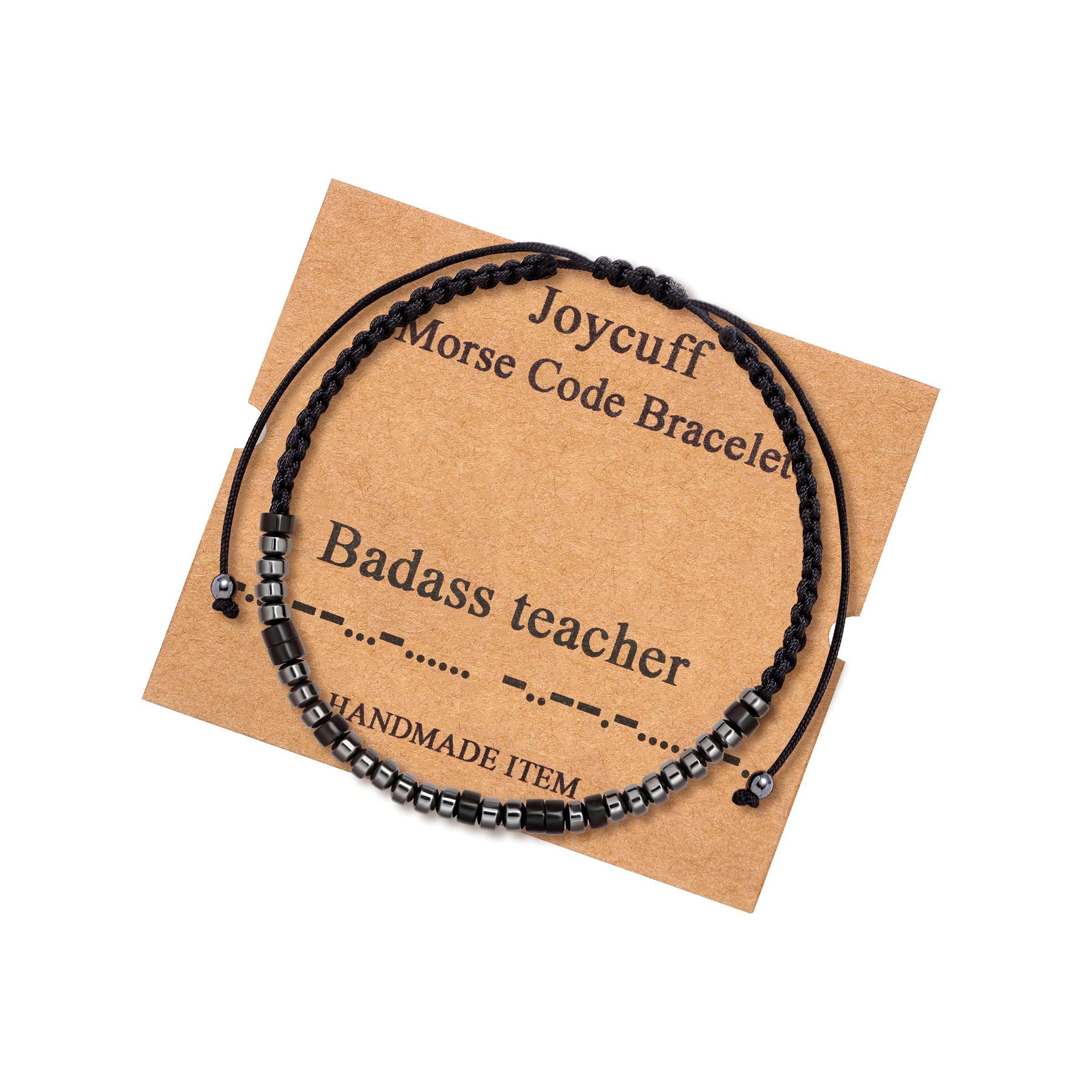 JoycuFF Teacher Gifts for Women Teacher's Day Appreciate Bracelets