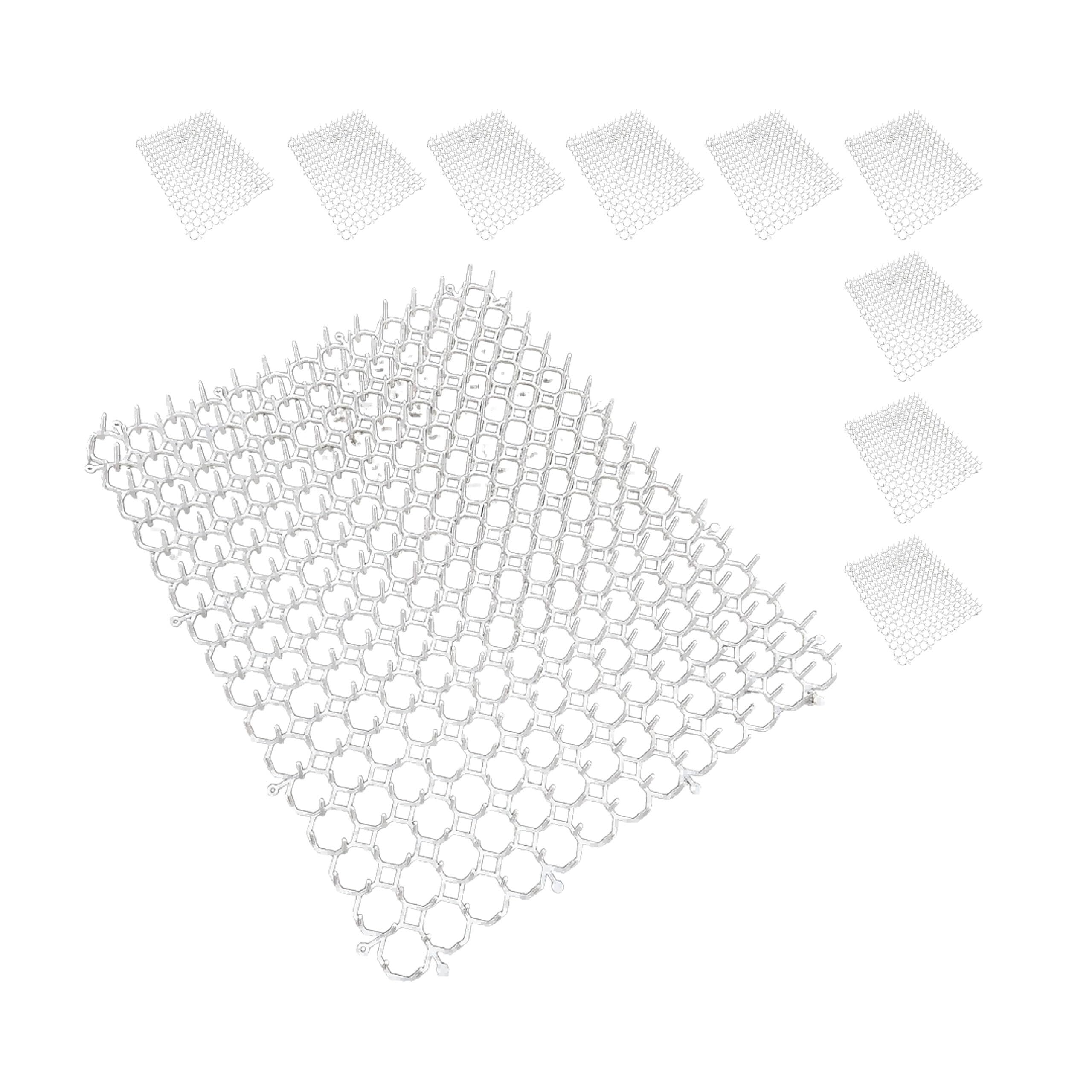 Grille anti-rongeurs blanche en plastique rigide lot de 10 panneaux