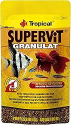 Tropical Ração Para Peixes Supervit Granulat 10G Zip Lock Sachê Para Peixes