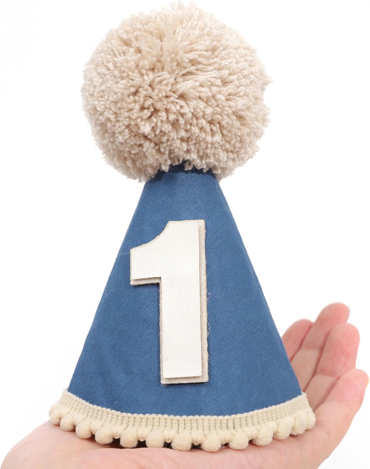 Boys 1st/First Birthday Cone Hat - One Year Old Boy Birthday Decorations. - Image 8