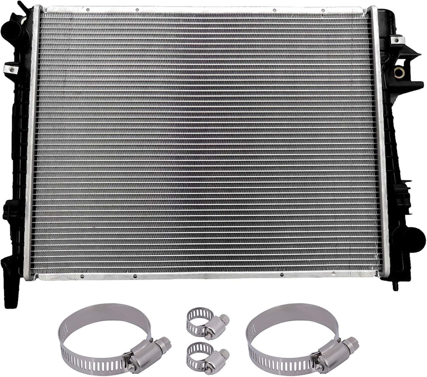 SCITOO 2479 Engine Coolant Radiator 8MM-10MM; 27MM-51MM Hose Clamp for 2002-2003 for Ram 1500 3.7L 2002-2004 for Ram 1500 4.7L 2003 for Ram 1500 5.7L 2003 for Ram 2500 5.7L 2003 for Ram 3500 5.7L