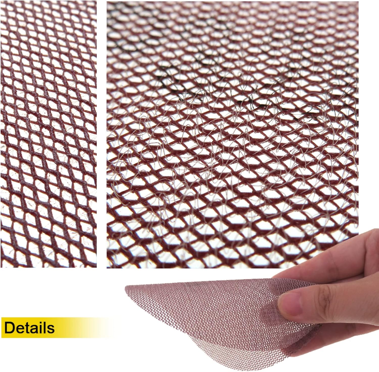 Mesh Sanding Discs 10Pcs 6inch 150mm Mesh Hook&Loop Abrasive Free Disc Anti-Blocking Grinding Sandpaper for Wood Furniture(Grit 100)