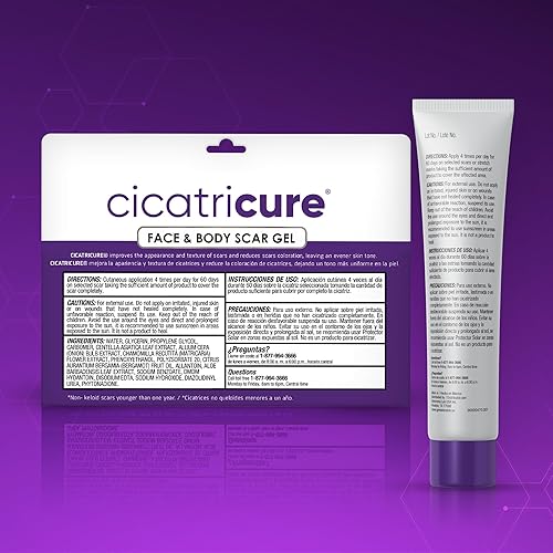 Miniatura 8 de Cicatricure Gel avanzado para cicatrices para cara y cuerpo - Resultados probados en 2 semanas, tratamiento de cicatrices para cicatrices