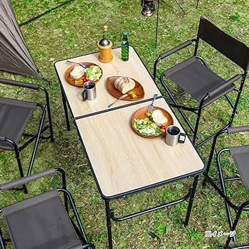 木製アウトドアフォールディングテーブル L カインズ フォールディングテーブル L | キャンプ・バーべ