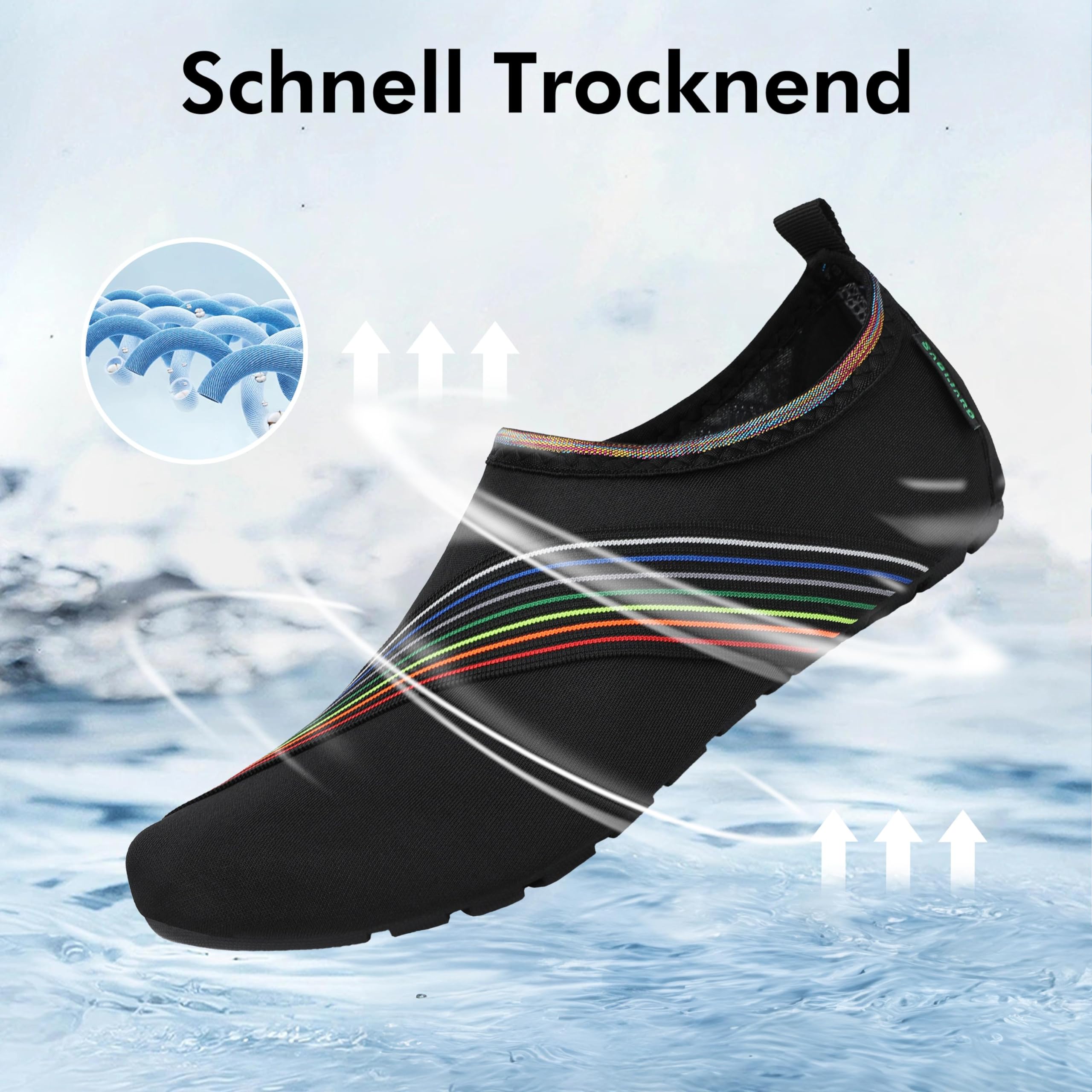 SAGUARO Scarpe da Scoglio Donna Uomo da Immersione Scarpette da Surf Water Shoes Barefoot per Bagno Spiaggia Mare Snorkel Yoga
