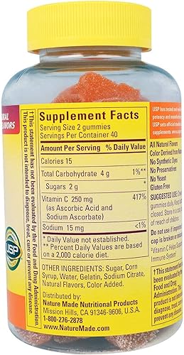 Miniatura 2 de Gomitas Nm para adultos, tamaño de vitamina, 80 unidades, Pv, para adultos, vitamina C, 80 unidades