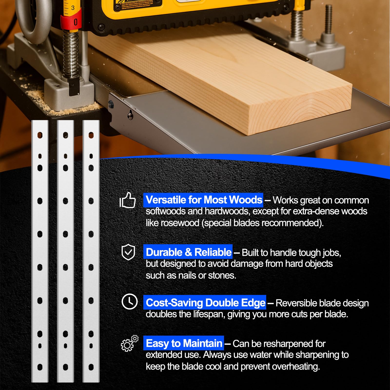 Planer Tables & Blades - DW735 Upgrade -6
