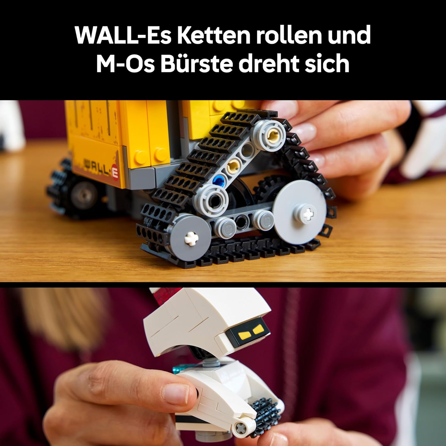 Lego Wall-E and Eve - Wall-E Lego 43279 Set New 2025 (Including Printed Tile)