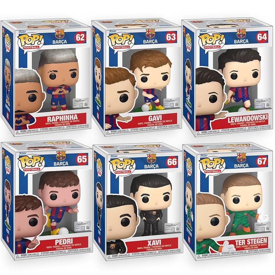 Amazon.com: Epic Collectibles Pop Soccer: FC Barcelona - Set