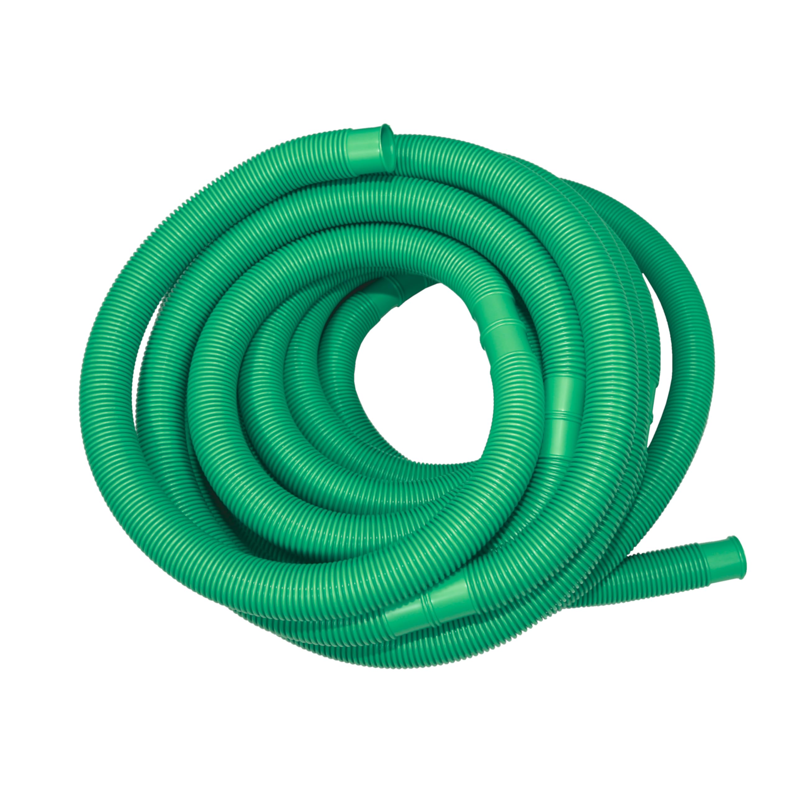 HAF® Tubo per piscina di alta qualità, 38 mm, verde, 12 m, per giardino e piscina, con 2 fascette in acciaio inox, tubo per piscina, tubo pompa – Qualità: Made in Germany