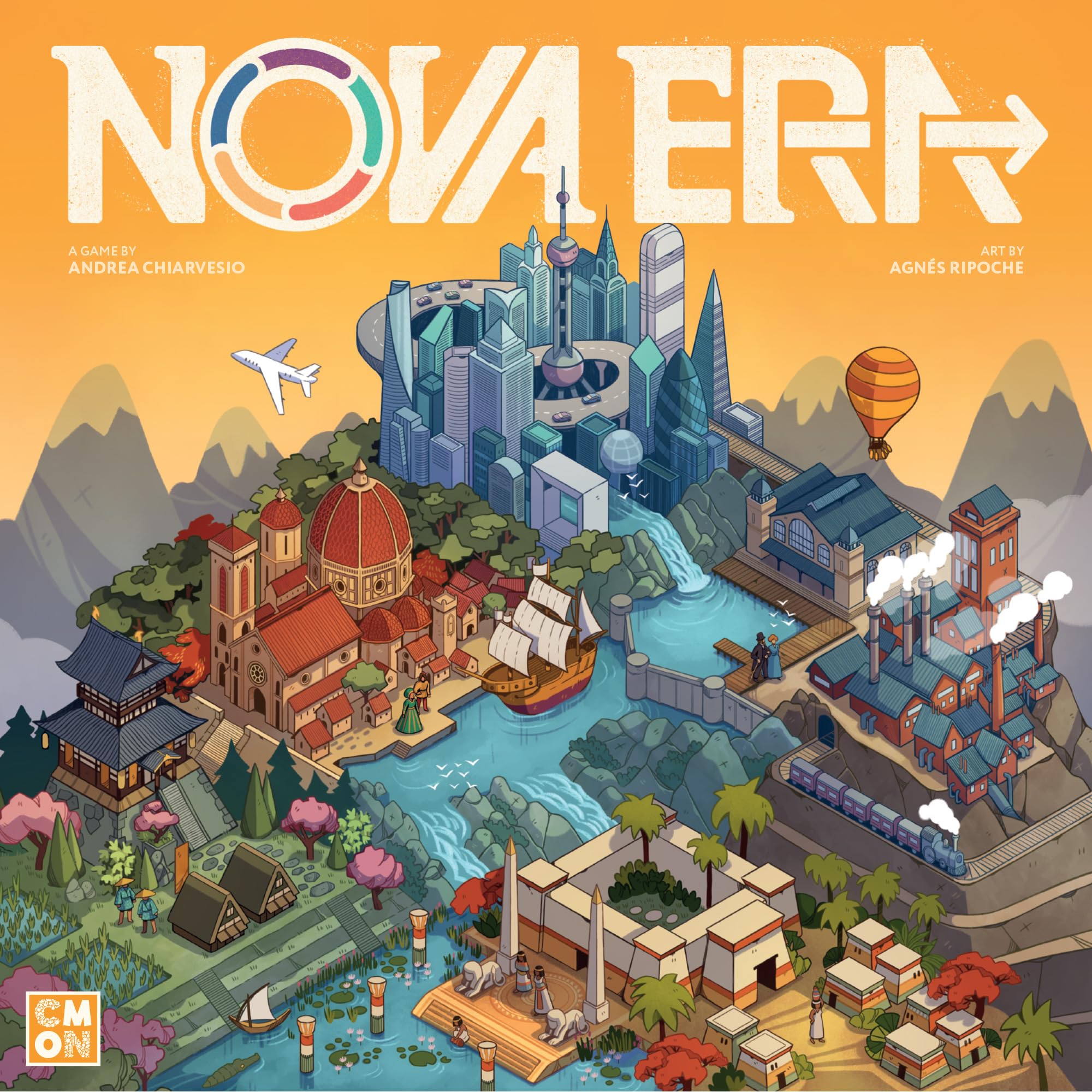 CMON Nova Era Gioco da tavolo dai 12 anni dai 2 ai 4 giocatori 60 minuti di tempo di gioco o più