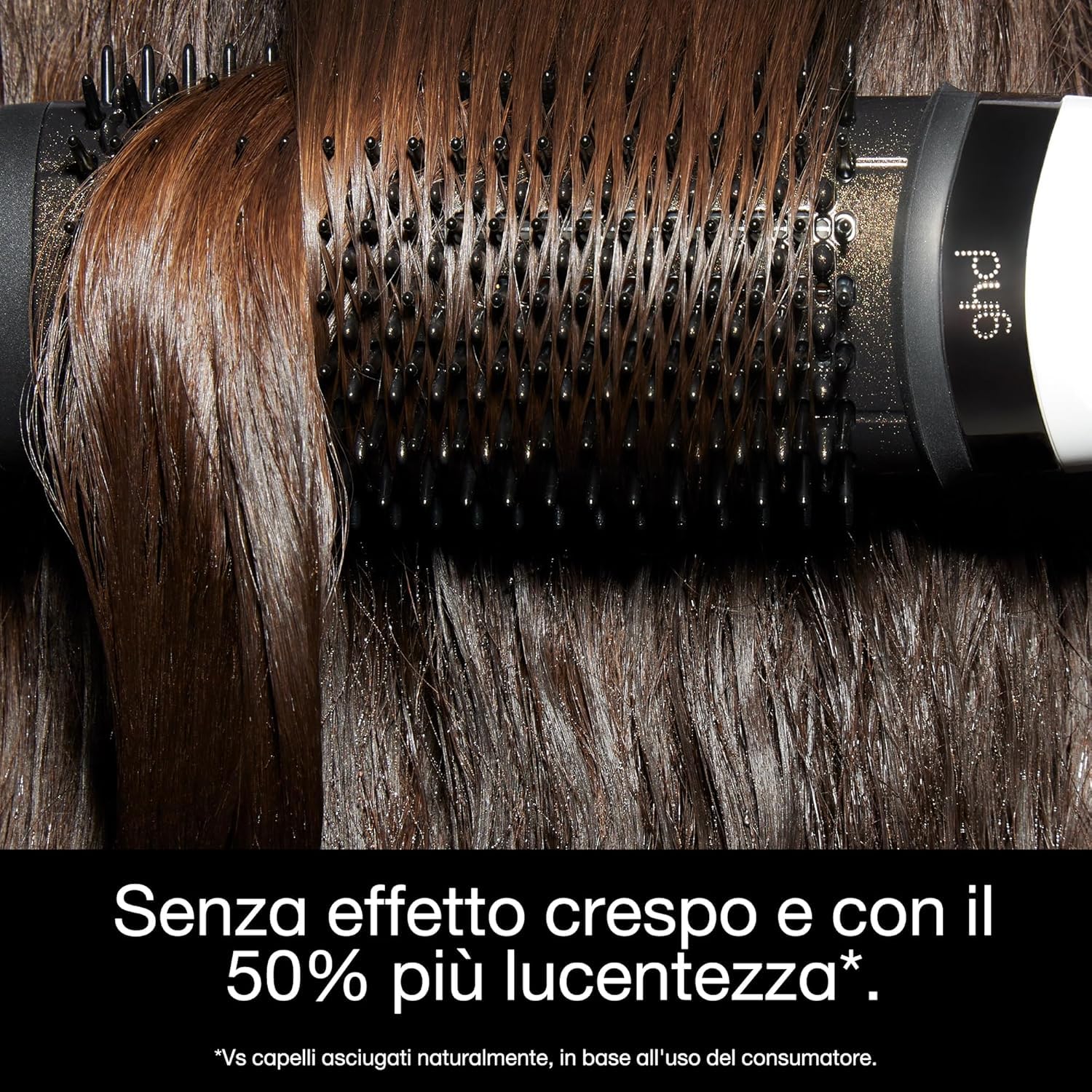 ghd Duet Blowdry, Spazzola Asciugacapelli Lisciante, Capelli più Lucenti fino a 24H, Da Bagnato ad Asciutto Senza Danni da Calore, Piega 3x più Voluminosa, Per Tutti i Tipi di Capelli, Nero | Da Bagnato ad Asciutto Senza Danni da Calore, Piega 3x più Volu