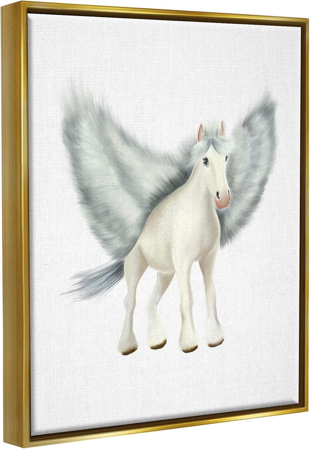 Stupell Industries Mythical Pegasus Creature Flying Horse Fantasy Painting, Design by Studio Q