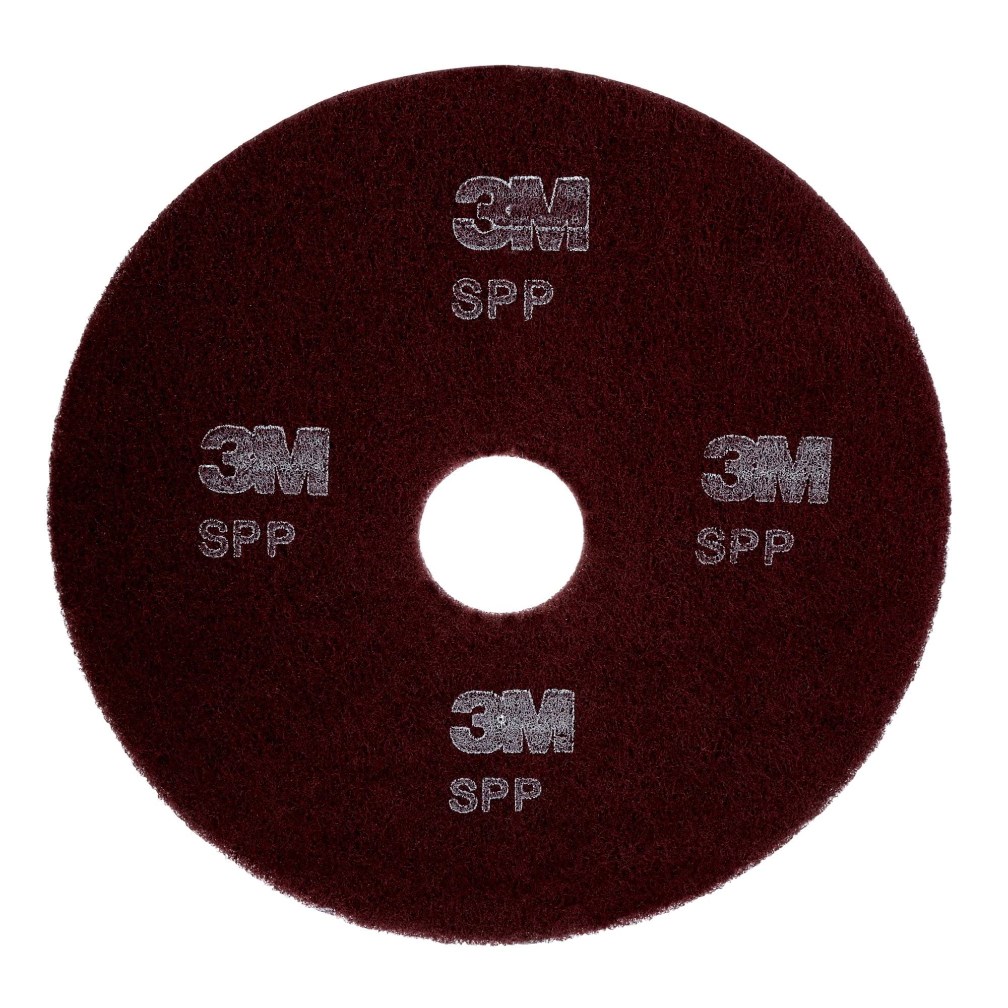 Scotch-Brite SPP20 Surface Preparation Pad, 20" Diameter, Maroon (Case of 10)
