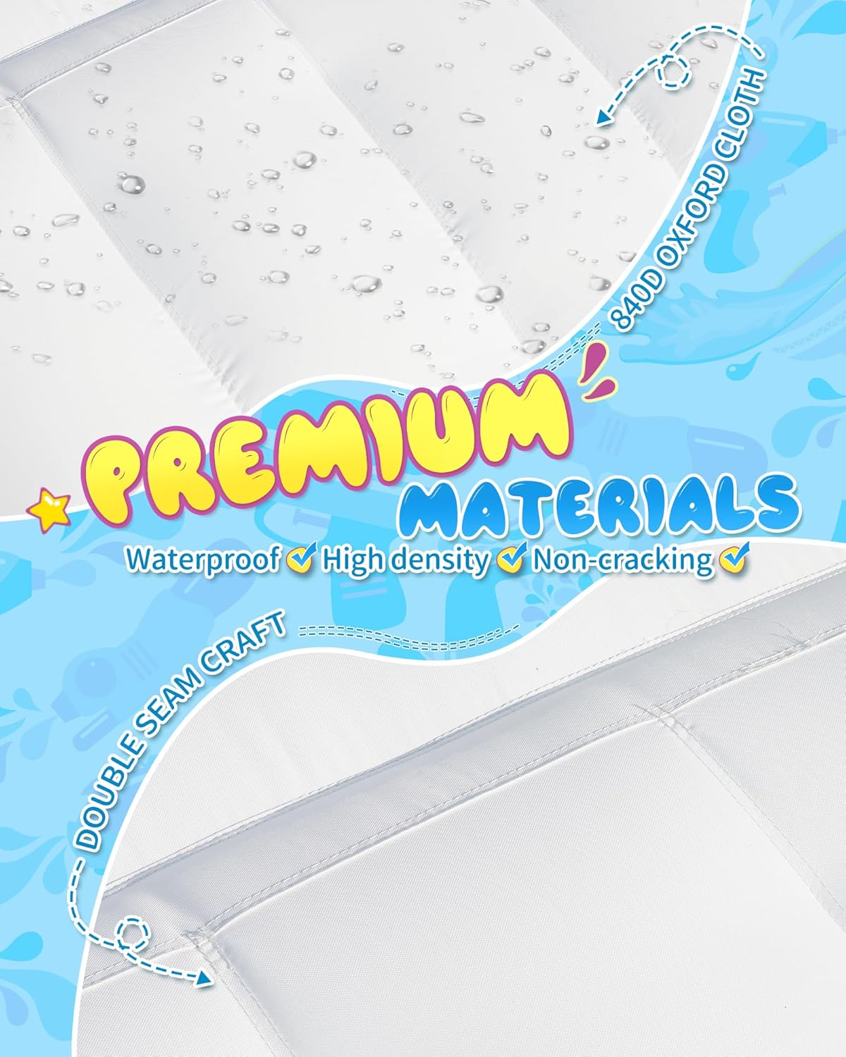 AirMyFun Dreamy Pink Castle and White Party Bounce House