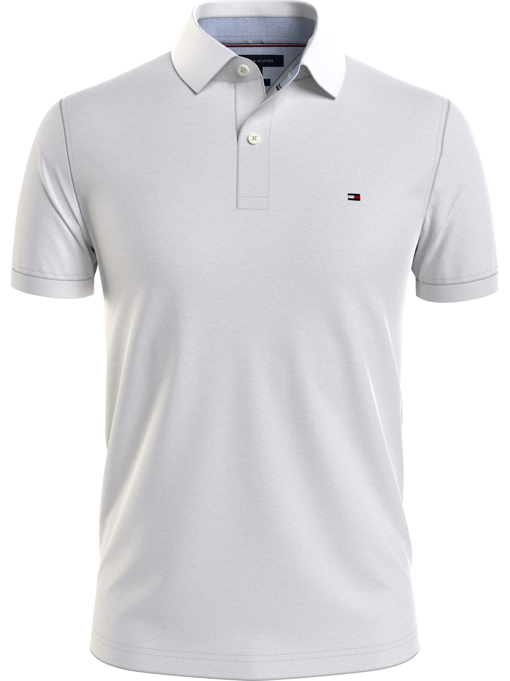 Tommy HilfigerMen's Short Sleeve Stretch Pique Polo Shirt in Slim Fit