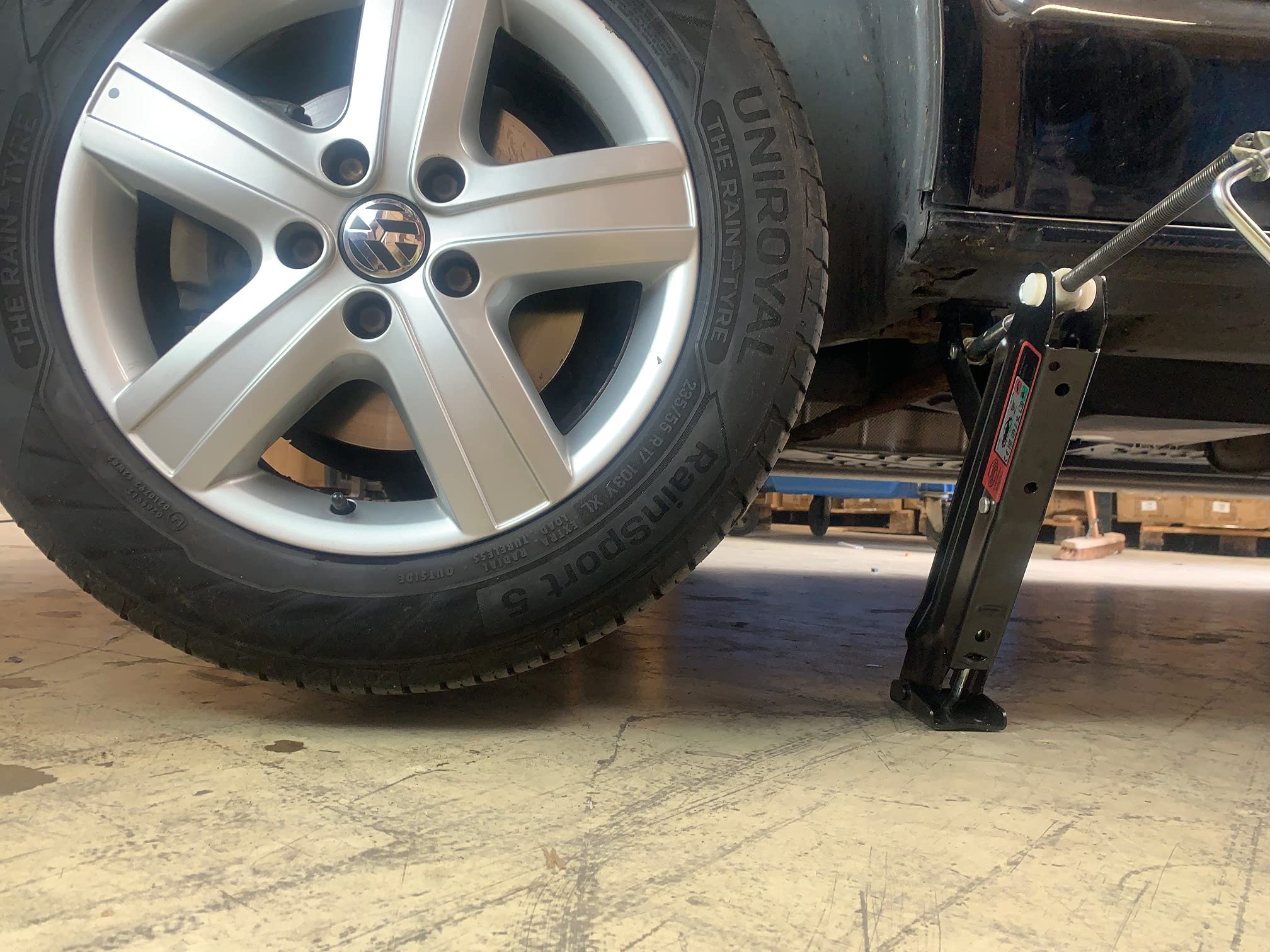 HEYNER Germany Cric de levage à ciseaux pour Transporter T5 T6 - Pour voiture, van, camping-car - Fabriqué en Europe