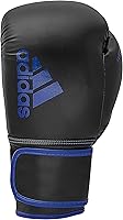 Vista 2 de adidas Hybrid 80 - Guantes de boxeo para boxeo, kickboxing, artes marciales mixtas, bolsas y entrenamiento y fitness, guantes de boxeo para hombres