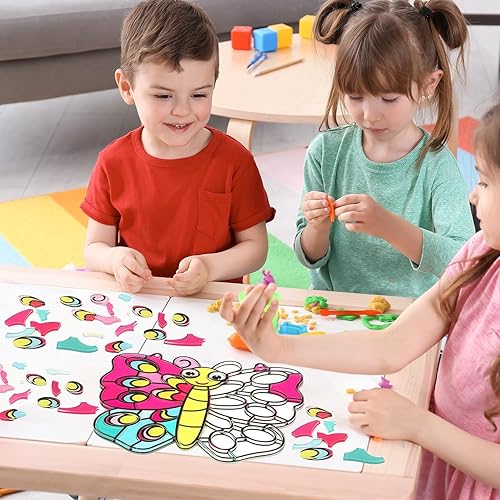 Miniatura 5 de Kit de manualidades con diseño de mariposa para niños, diseño de mariposa de primavera, fácil de usar, decoración para atrapasoles, kits de