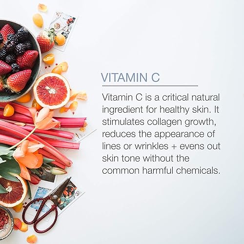 Miniatura 4 de Pure Body Naturals Suero de vitamina C Corrector de manchas oscuras para cara, con ácido hialurónico y vitamina E - Suero corrector de manchas