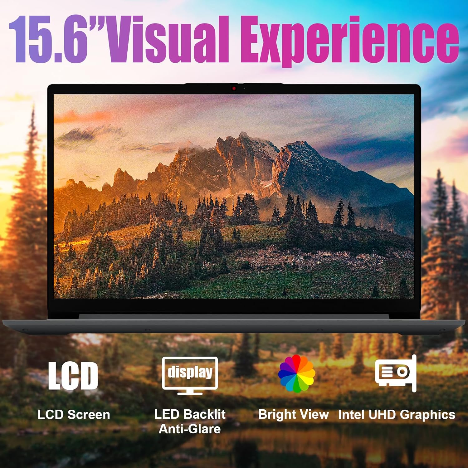 Visuals and display features of the Lenovo IdeaPad 1