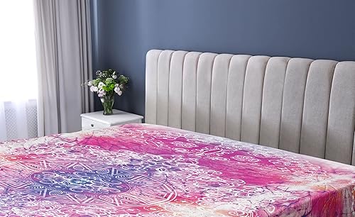 Miniatura 2 de Sábana Ambesonne bajera, ajustable, multicolor, en colores y tres tamaños