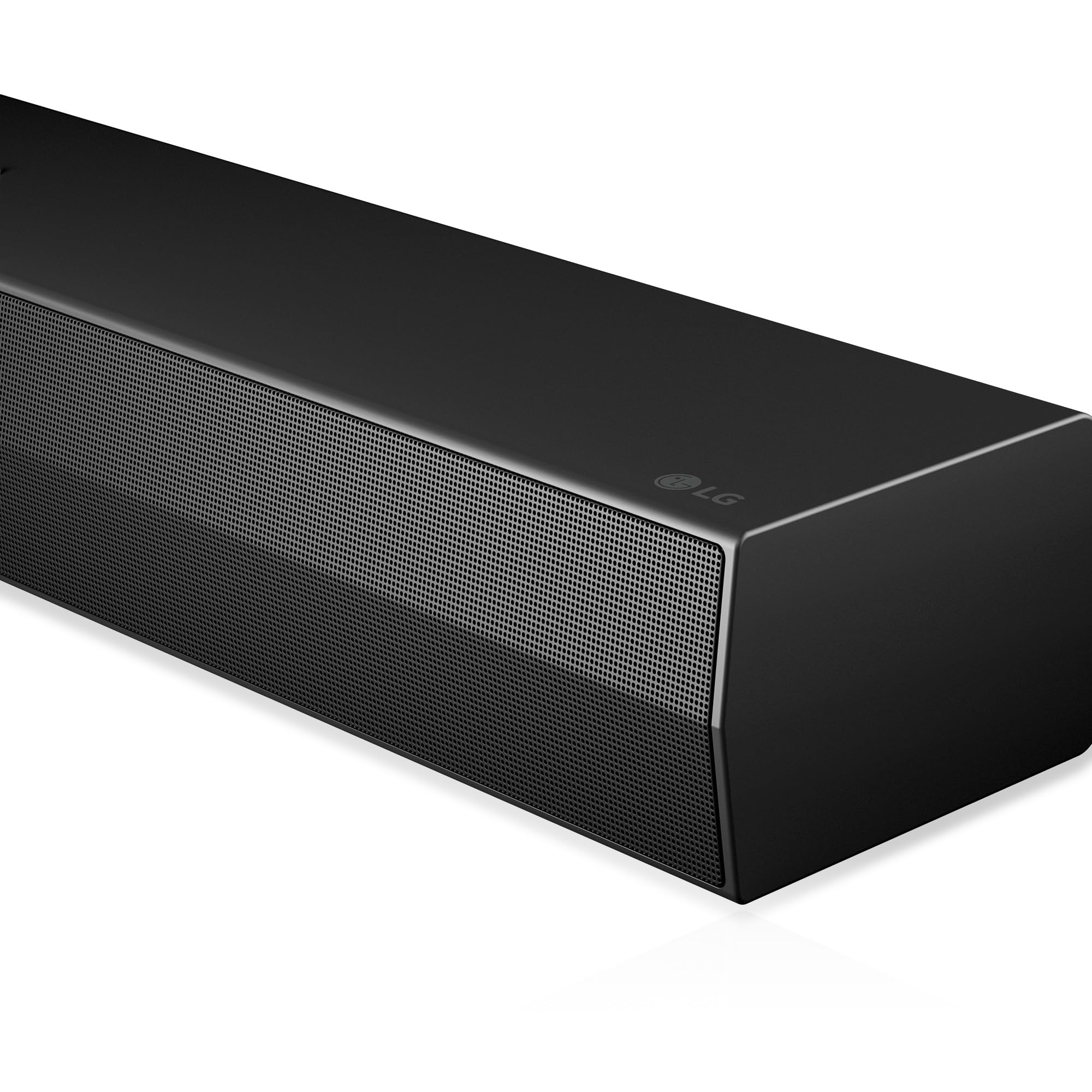 LG S20A - Barra de Sonido Inteligente, Bluetooth, 50W, 2.0 Canales, Compacta con Doble Woofer Integrado, Dolby Digital, DTS Digital Surround, Negro