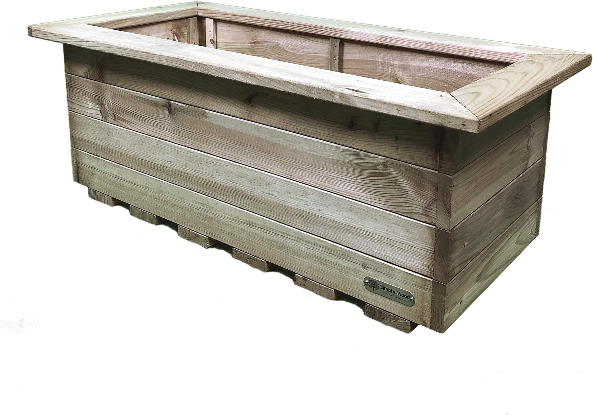 Signature Tanilised Trough Wooden Garden Planter โ Extra Large โ Sale!!