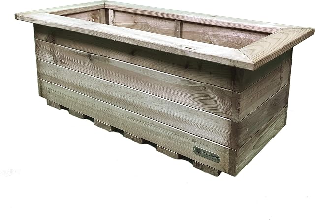 Simply Wood Signature Tanilised Trough Wooden Garden Planter  Extra Large  Sale!!