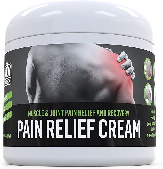 Pain Relief Cream (3 Oz) for Arthritis Sore Muscles and