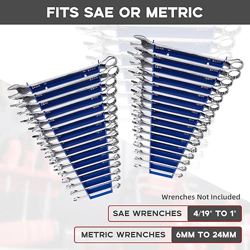 Miniatura 4 de Soporte de llave de plástico, organizador de llaves ampliado, estantes de llaves de plástico de alta densidad para pared y caja de herramientas,