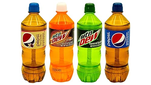 Miniatura 2 de Novedosos bálsamos labiales de botella de soda (paquete de 4) Mountain Dew y Pepsi