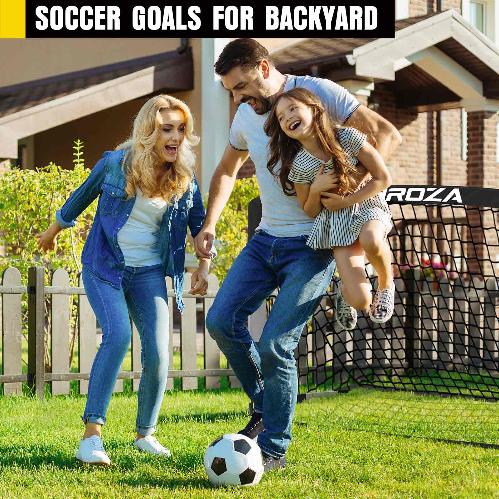 Soccer Goal, Kids Soccer Goals for Backyard Set, Pop Up Soccer Net view 7