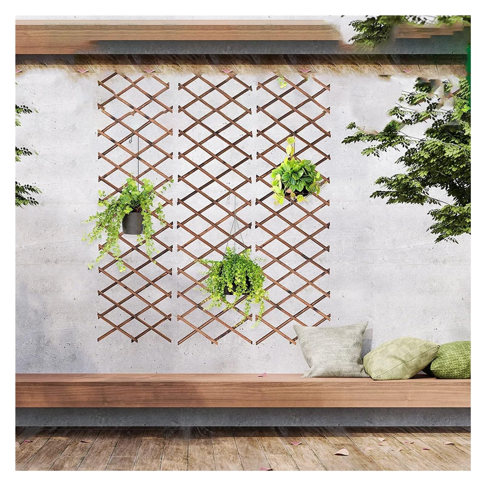 Enrejado Extensible Celosías trepadoras de Plantas expandibles
