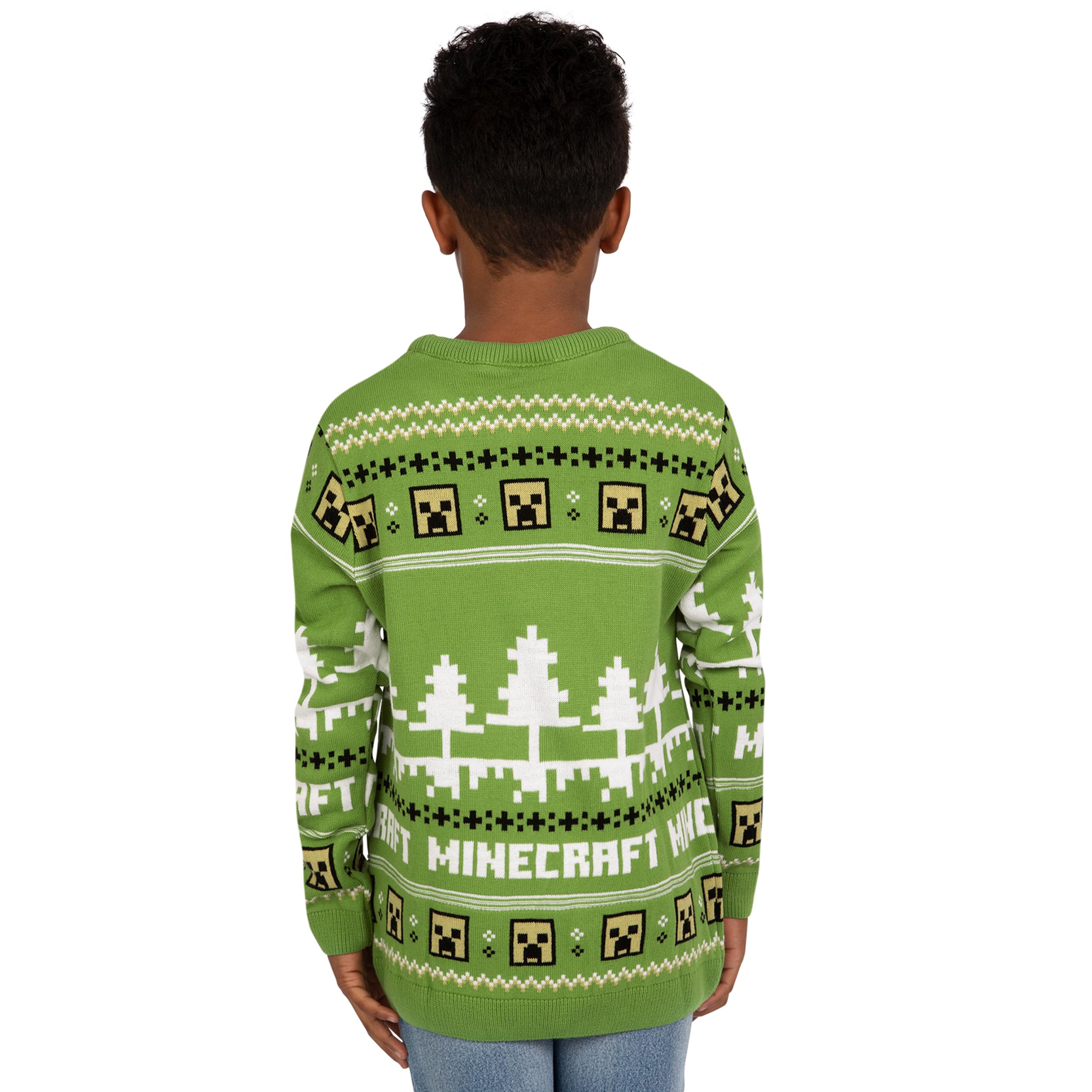Minecraft Jersey de Navidad para niños