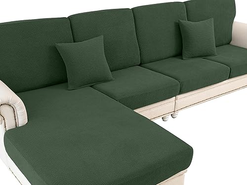 Miniatura 10 de Funda de Cojín de Sofá Funda de Cojín de Asiento Funda Elástica para Sillón Fundas Separadas para Sofá Seccional Protector de Muebles (1 Pieza para