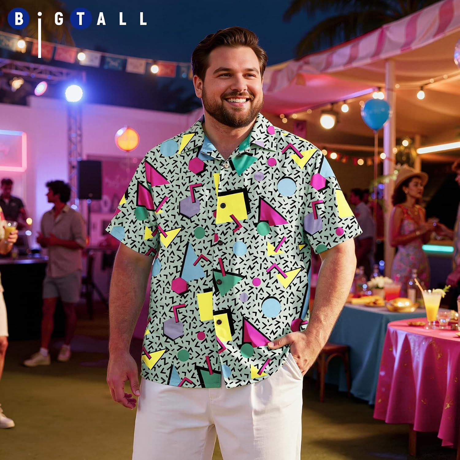 American Trends Big and Tall Hawaiian Shirts for Men Short Sleeve Plus Size 4XL 5XL 6XL, Relaxed Fit Vacation Beach Wear
