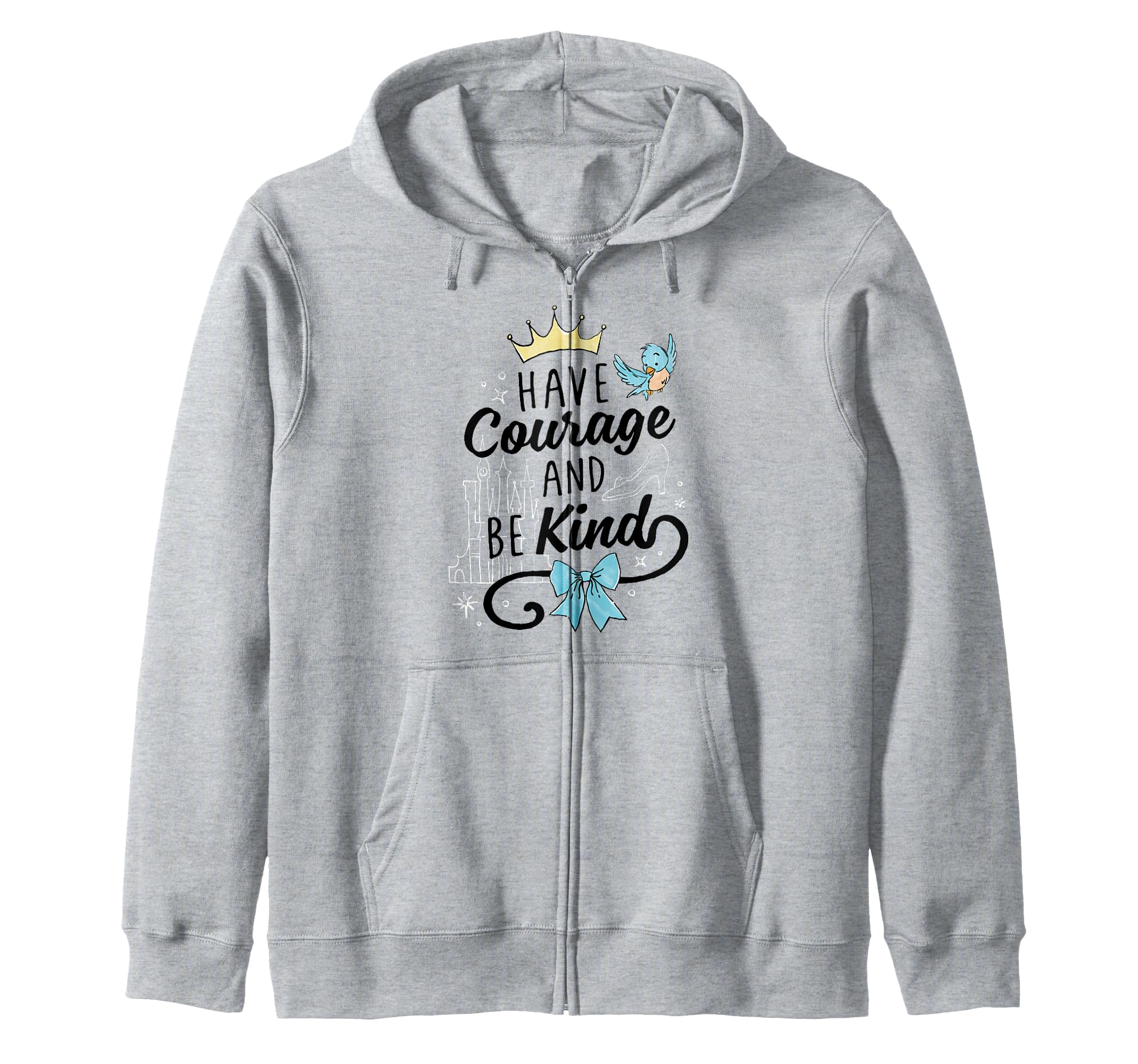 Sweat Cendrillon Disney zippé style décontracté pour week-end cocooning - 2