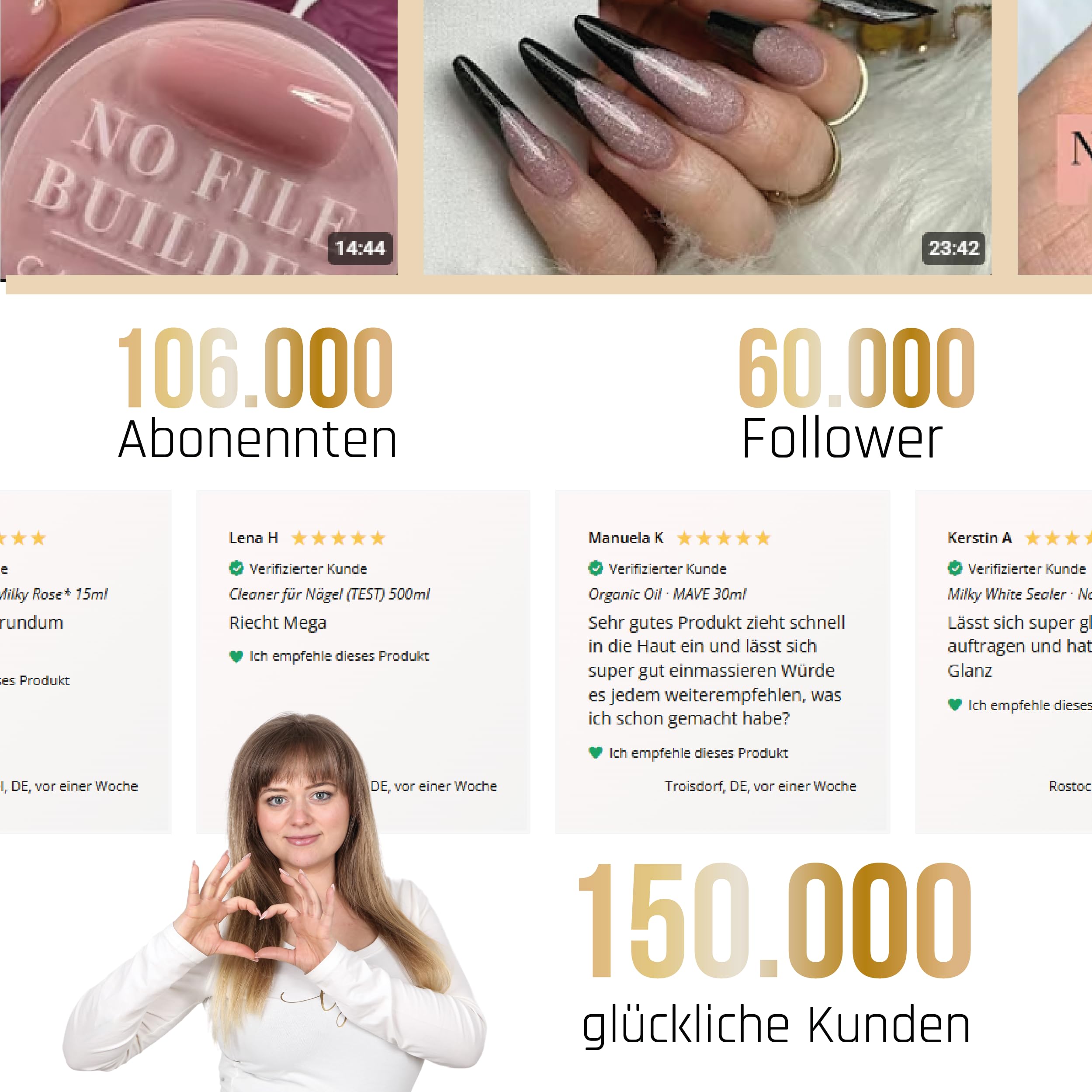 Lynis-Nailshop.de Vernis à ongles UV brillant 50 ml – Quick Finish sans couche de sudation + pas de jaunissement + brillance pendant des semaines comme au jour 1