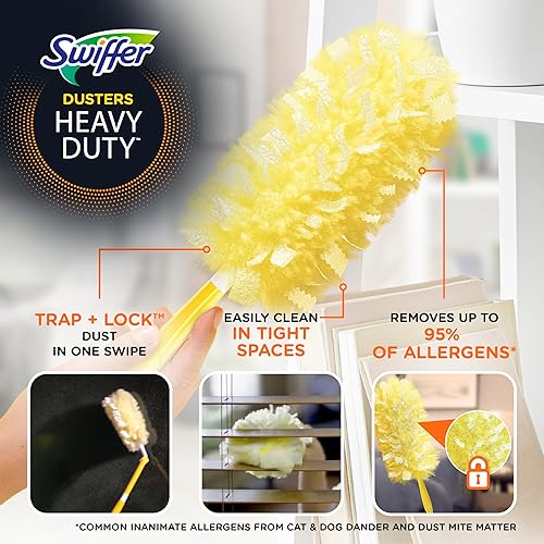 Miniatura 3 de Swiffer Dusters 360 Kit de inicio de mango extensible 4 recambios