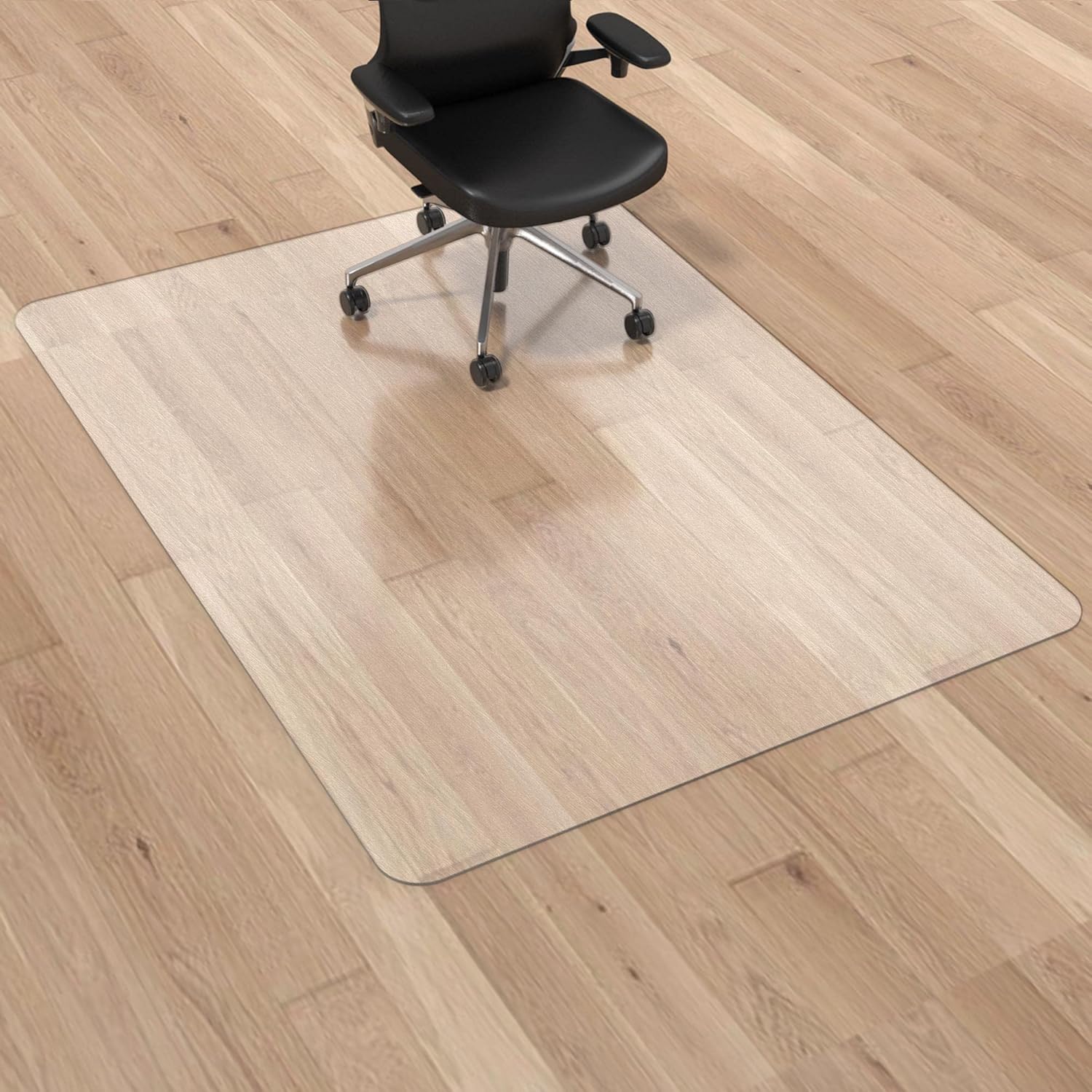 Amyracel Large Office Chair Mat for Hardwood Floor, 46” x