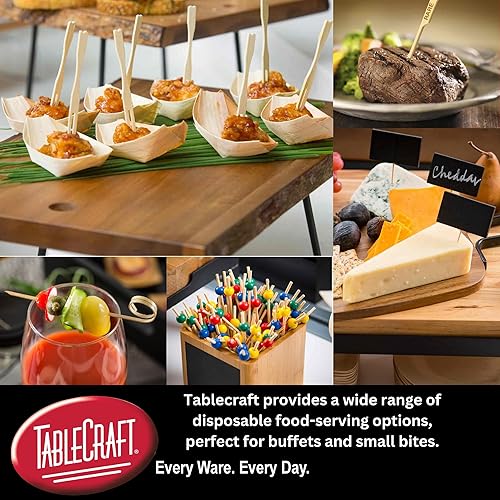 Miniatura 6 de Tablecraft 11203 - Púas de cóctel, 4.5 pulgadas, color verde