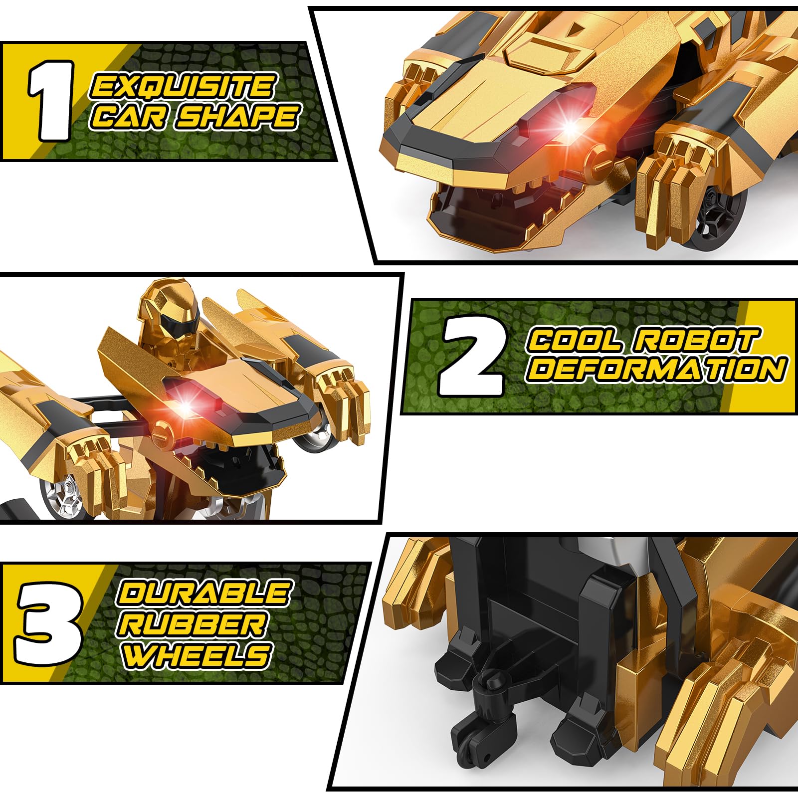 Dinosaur Transform RC Car - Robot Mode! -5 Dinosaur Transform RC Car - Robot Mode! -5