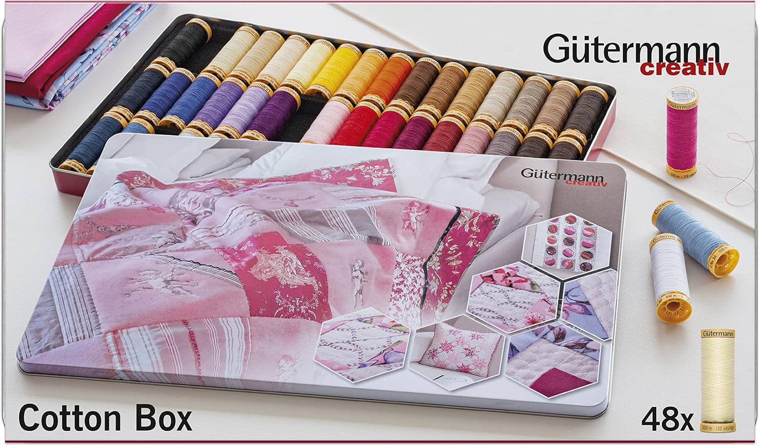 Gütermann C Ne 50 Cotton Box 48x100m - 1pc