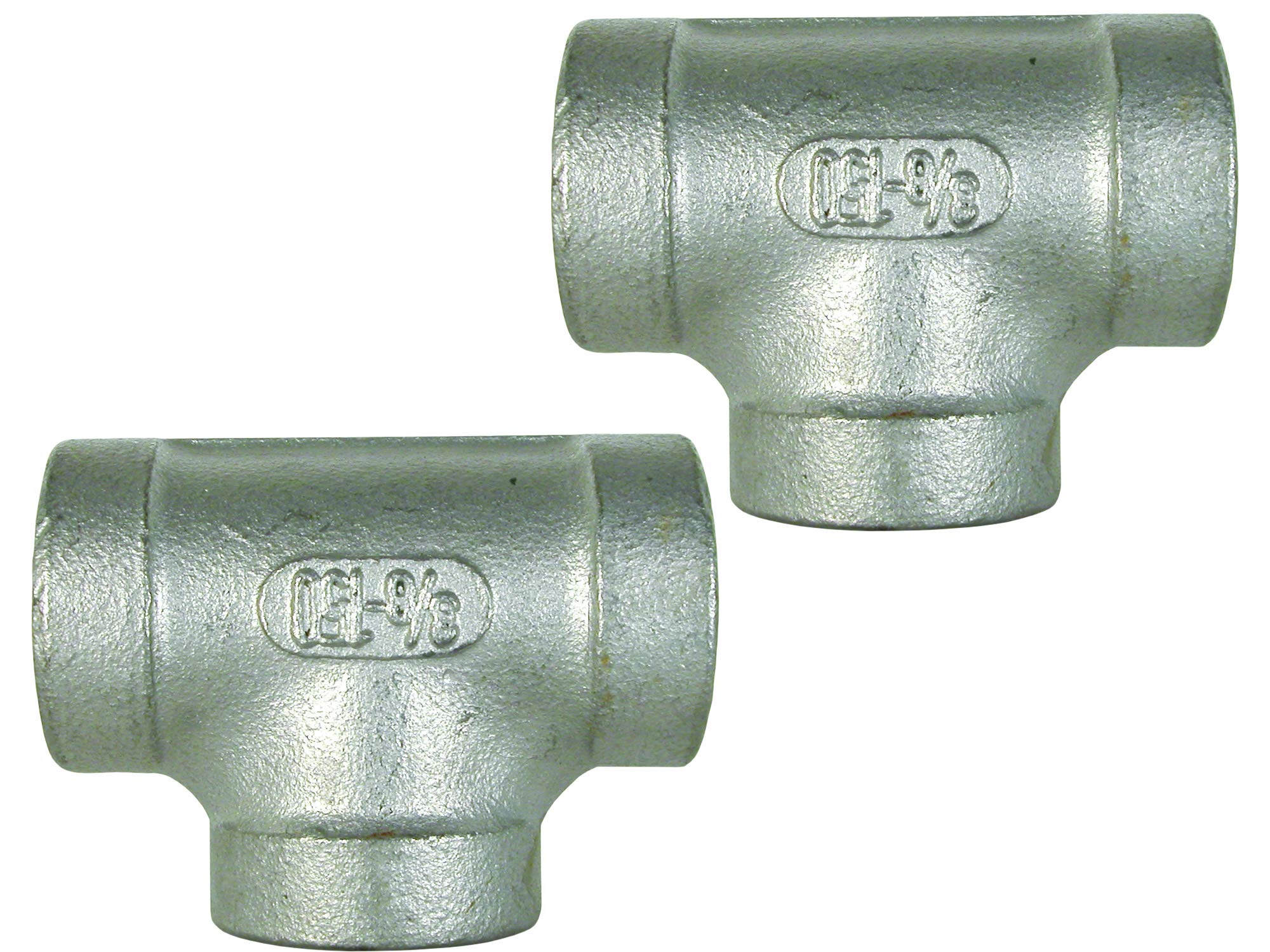 Tee 3/8 FNPT raccord plomberie femelle 150 PSI dérivation eau